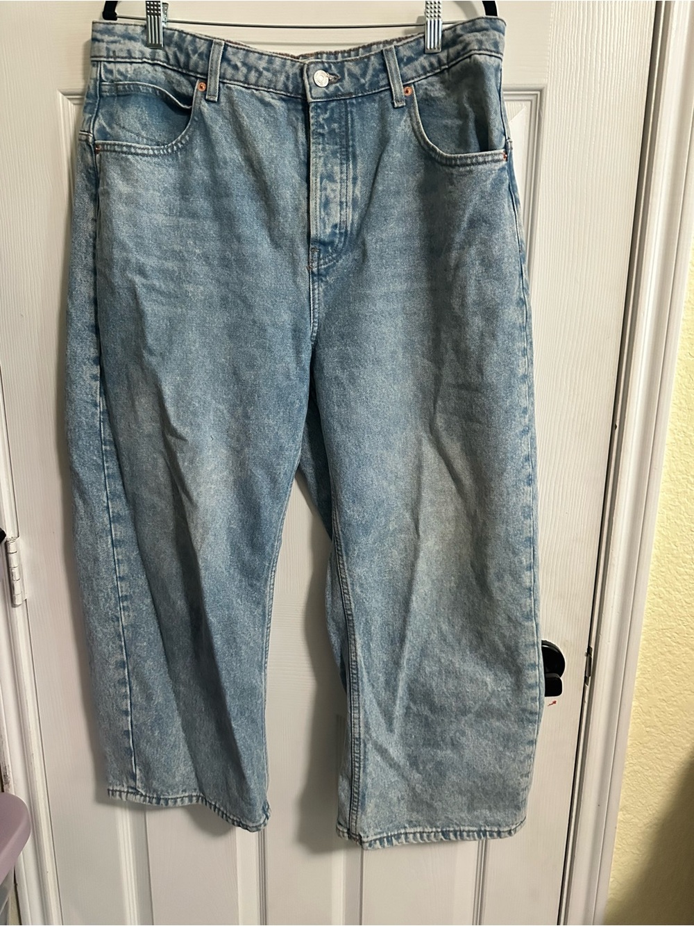 Free People We The Free Deep Trance Dropped Boyfriend Jeans - Button Fly 31 - Picture 3 of 9
